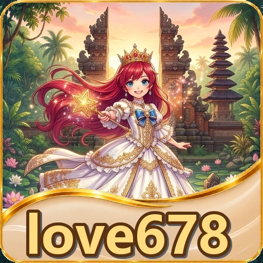 Antarmuka sederhana love678 saat pengguna menelusuri daftar aplikasi.